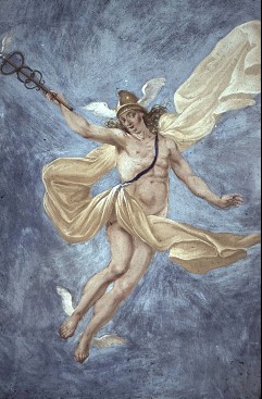 Detail: fliegender Merkur, Aufn. Schulze-Marburg, Rudolf, 1943/1944