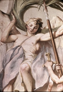 Detail: Engel mit Palmenkranz, Aufn. Halewicz, Julius, 1943/1945