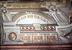 Architekturmalerei, Büste des Kaisers Titus, Aufn. Halewicz, Julius, 1943/1945