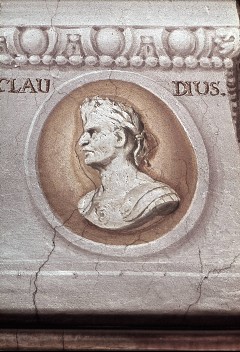 Detail: Büste des Kaisers Claudius, Aufn. Halewicz, Julius, 1943/1945