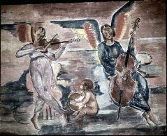 Gruppe oben Mitte: musizierende Engel, Aufn. Halewicz, Julius, 1943/1945