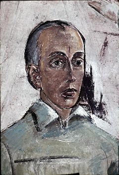 Selbstporträt des Malers, Detail, Aufn. Halewicz, Julius, 1943/1945