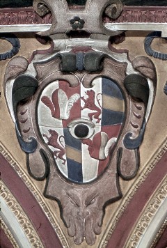 Detail: Wappen des Erzbischofs Wolf Dietrich von Raitenau, Aufn. Halewicz, Julius, 1943/1945