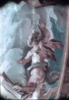 Detail: Putto oberhalb von Petrus, 1943/1945
