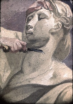 Detail: Büste der Bildhauerkunst, Aufn. Rex-Film, 1943/1945