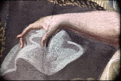 Detail: Hand der Fama, Aufn. Rex-Film, 1943/1945