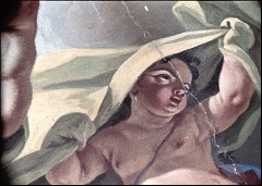 Detail: versteckender Putto, Aufn. Rex-Film, 1943/1945