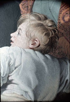 Detail: Kopf und Rücken des Jungen, Aufn. Rex-Film, 1943/1945