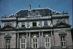 Detail der Hauptfassade, 1943/1945