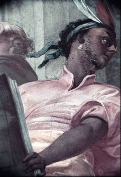Detail: Dunkelhäutiger Mann, 1943/1945