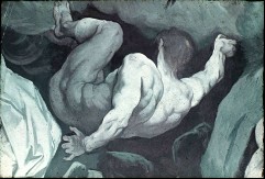 Detail: Titan zwischen den Felsen, Aufn. Roden, Bruno von, 1943/1945