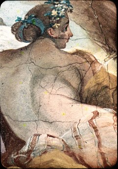 Detail: Rückenansicht einer Muse, 1943/1945