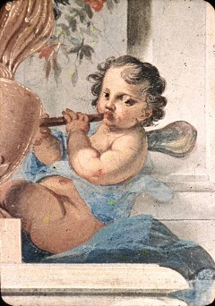 Detail: Putto mit Flöte, 1943/1945