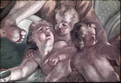 Detail: Gruppe von Putten, Aufn. Roden, Bruno von, 1943/1945