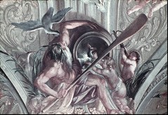 Detail: Allegorie der Sava, Aufn. Roden, Bruno von, 1943/1945