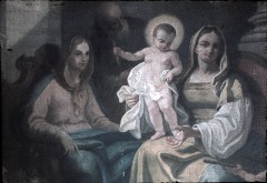 Detail: Anna und Maria mit dem Jesusknaben, Aufn. Roden, Bruno von &
Bohlen, Maria, 1943/1945