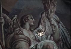 Detail: Engel mit Geißel, 1943/1945