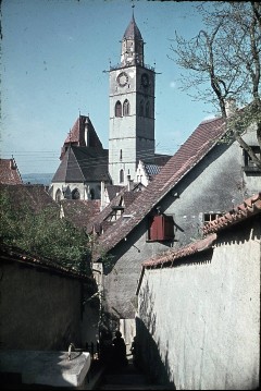 Turm und Chor von Nordosten, Aufn. Müller und Sohn, 1943/1945