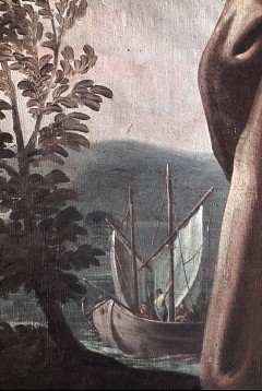 Detail: Schiff im Hintergrund, Aufn. Cürlis, Peter, 1943/1945
