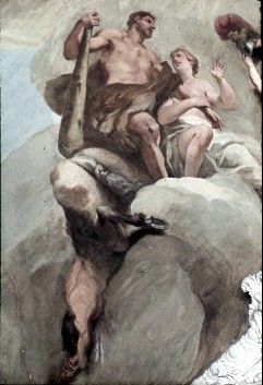 Detail: Herkules und Dejanira (?), toter Kentaur, Aufn. Hausegger-Grimm, Lilli, 1943/1944