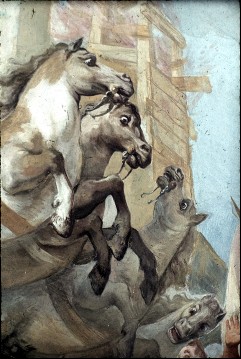 Detail: Pferdegespann, Aufn. Hausegger-Grimm, Lilli, 1943/1944