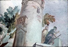 Ausschnitt:
Turm mit Männergruppe, Aufn. Hausegger-Grimm, Lilli, 1943/1945